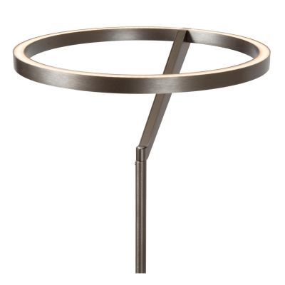 Lucide APPLAUSE - Floor lamp - Ø 33 cm - LED Dim. - CCT - 2700K/4000K - Grey iron - Premium